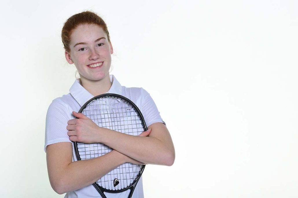 Portrait TennisTalent Ella Seidel www.stiftungleistungssport.de